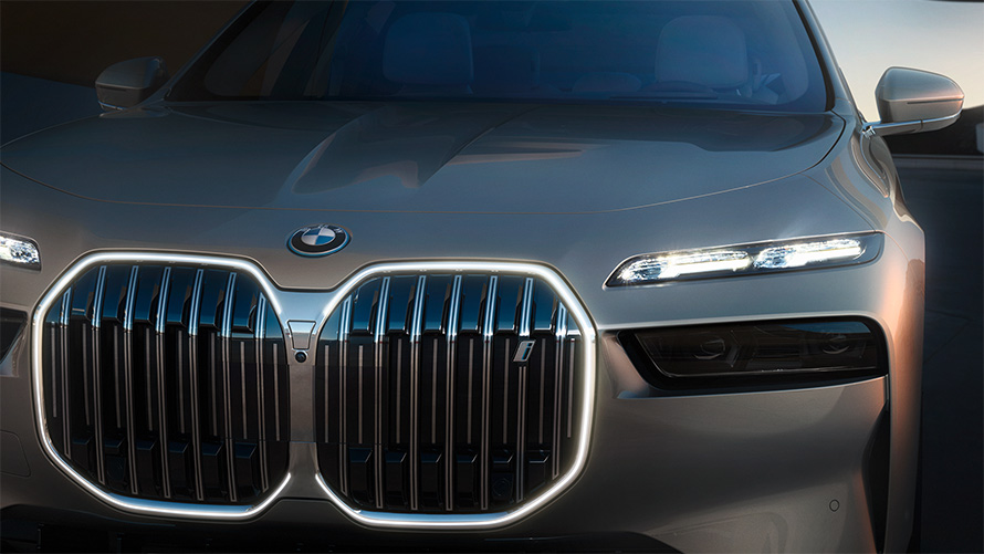 BMW i7' wordt geleverd met Swarovski kristallen koplamp: