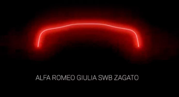 Alfa Romeo Giulia SWB toont Zagato-carrosserie en BiTurbo V6: