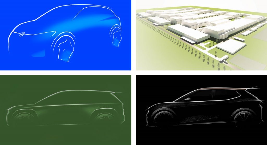 Volkswagen, Skoda en Cupra zullen een voorproefje geven van het stedelijke elektrische trio.