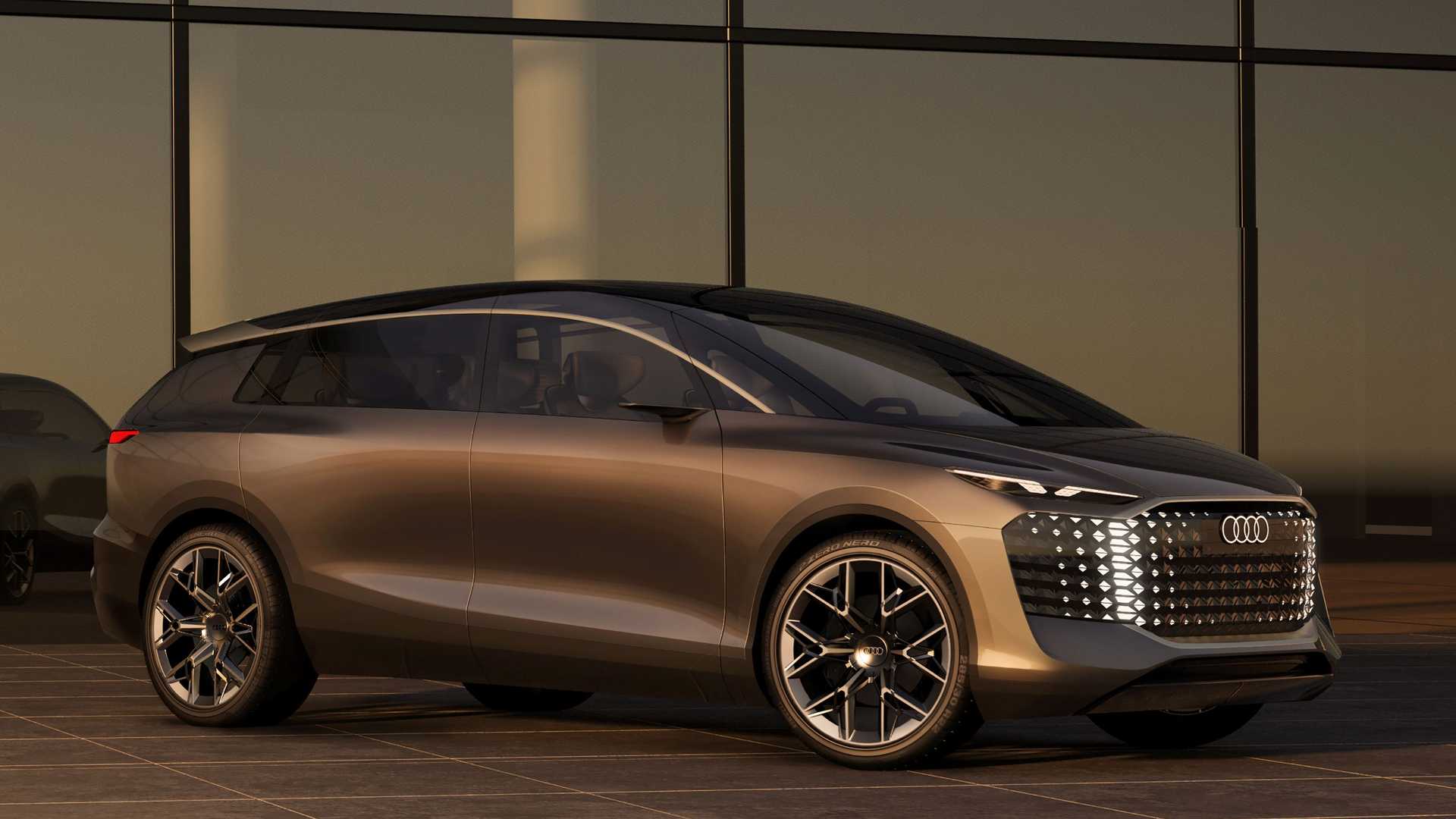 Het nieuwe Audi Urbansphere EV Concept voertuig:
