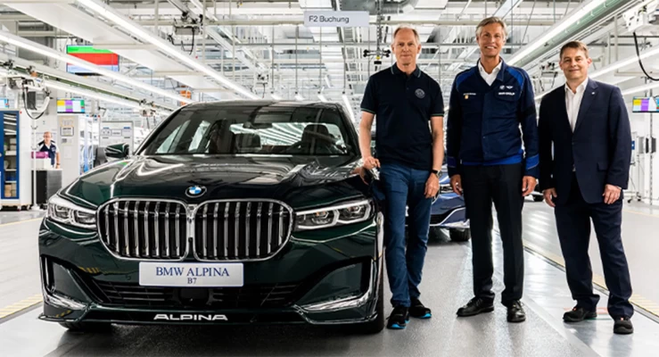 Alpina beëindigt productie van de BMW 7 Serie B7:
